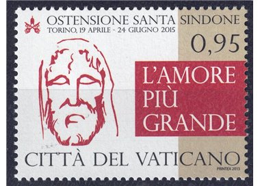 VATICAN 2015 Exposition of the Holy Shroud MNH**