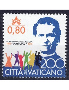 VATICAN 2015 St. John Bosco MNH**