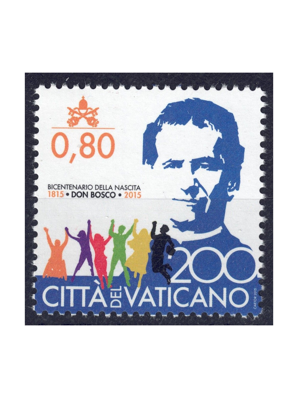 VATICANO 2015 San Giovanni Bosco MNH**