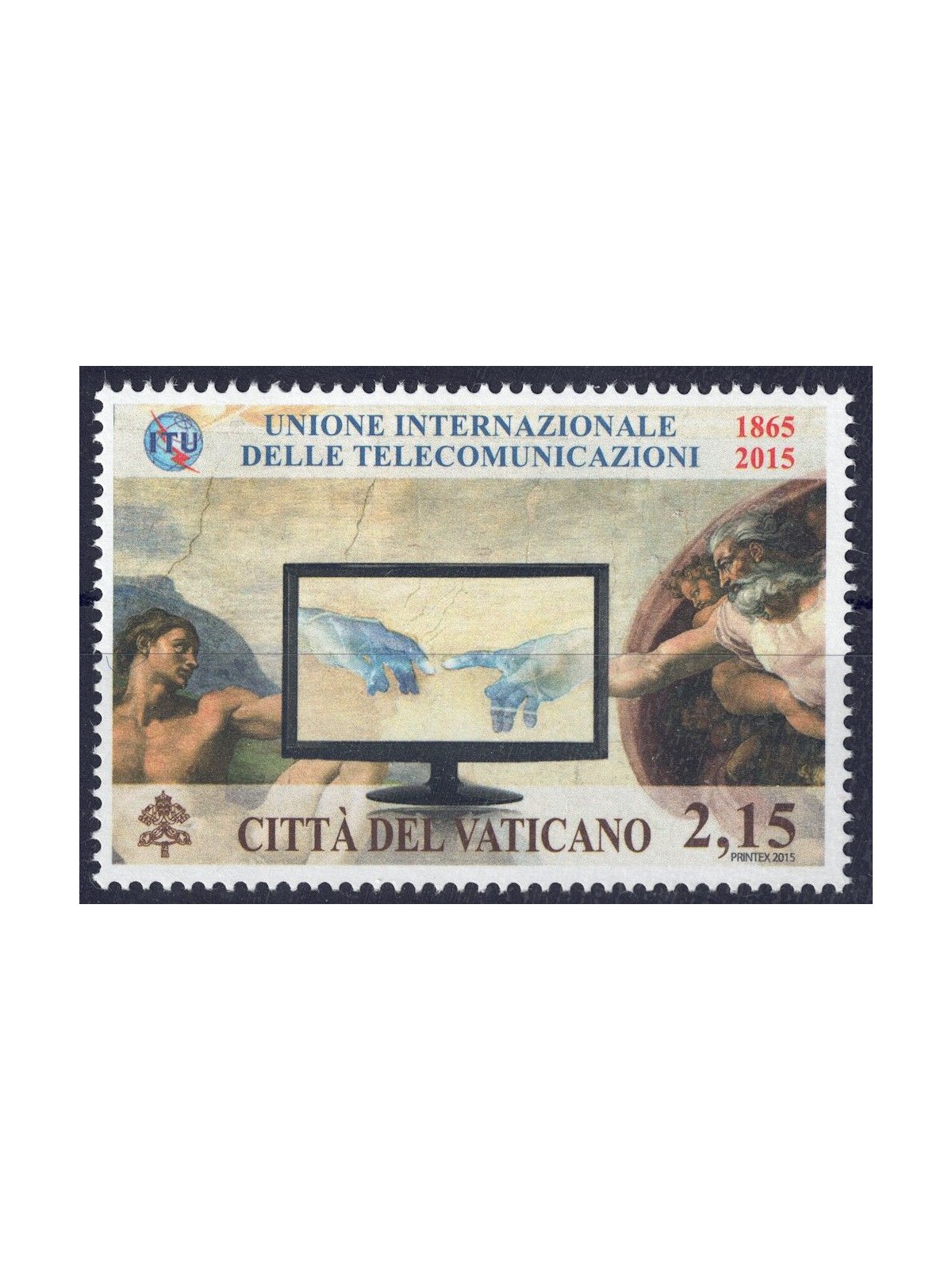 VATICAN 2015 International Telecommunication Union MNH**