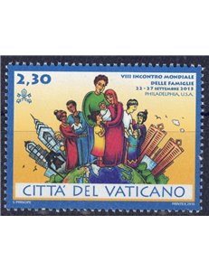 VATICAN 2015 World Meeting of Families MNH**