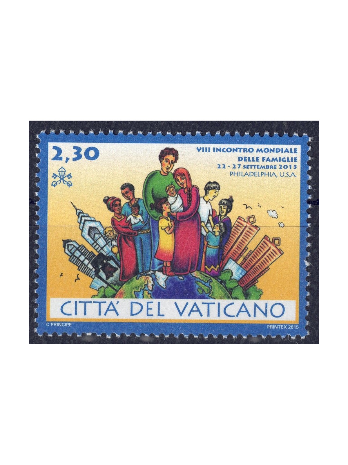 VATICAN 2015 World Meeting of Families MNH**