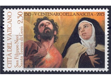 VATICAN 2015 St. Teresa and St. Philip Neri MNH**
