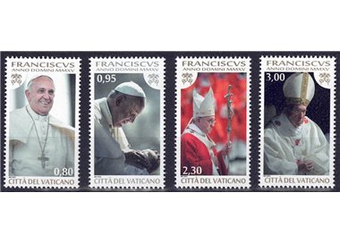 VATICANO 2015 Papa Francesco 4v MNH**