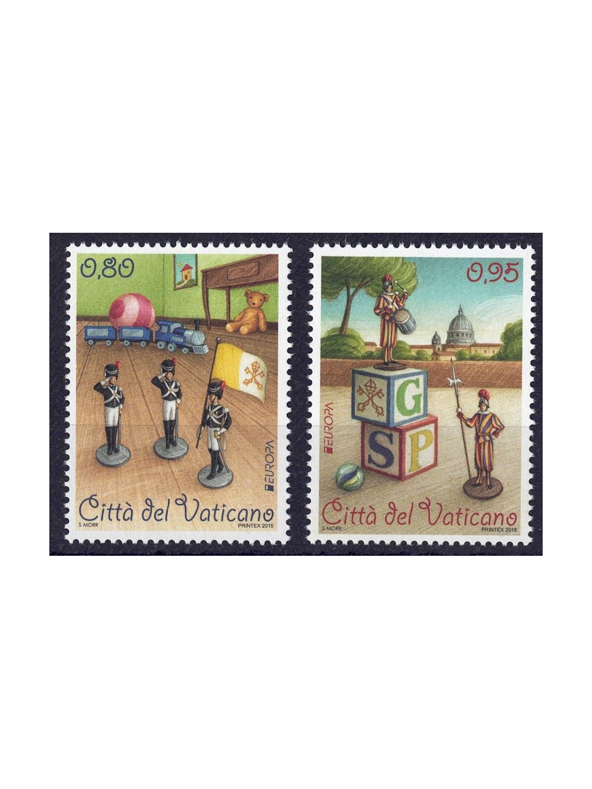 VATICANO 2015 Europa 2v MNH**