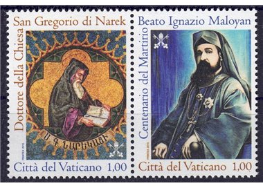 VATICAN 2015 Ignatius Maloyan and St. Gregory of Narek 2v MNH**