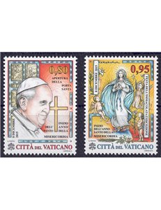 VATICAN 2015 Year of Mercy 2v MNH**