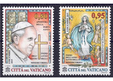 VATICAN 2015 Year of Mercy 2v MNH**
