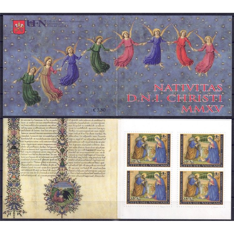 VATICAN 2015 Christmas booklet MNH**
