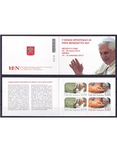 VATICANO 2013 Viaggi del Papa LB MNH**