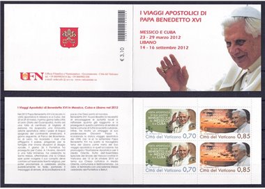 VATICAN 2013 Pope's Travels booklet MNH**