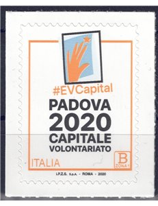 ITALY 2020 Padua, capital of volunteering MNH**