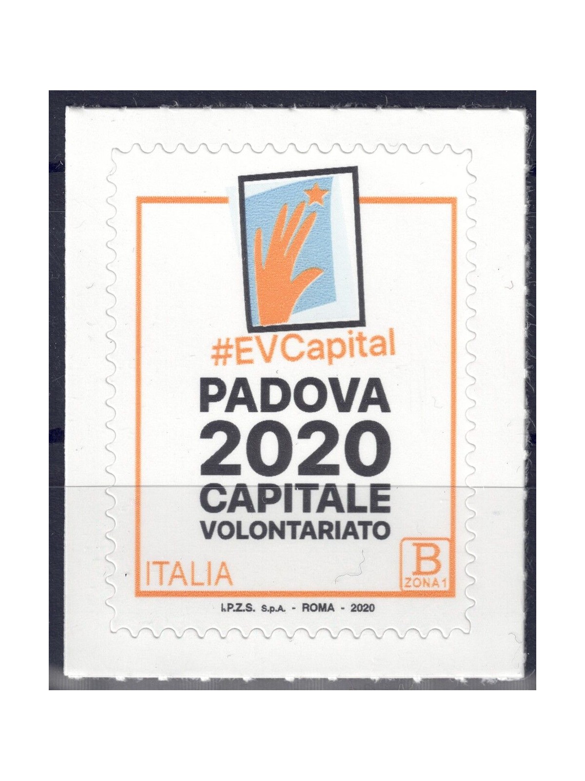 ITALIA 2020 Padova capitale del volontariato MNH**