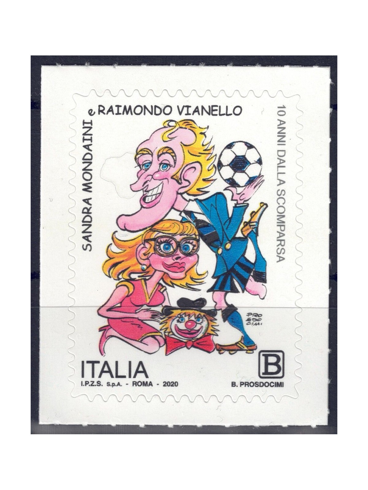 ITALY 2020 Sandra Mondaini and Raimondo Vianello MNH**