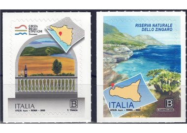 ITALIA 2020 Costa degli Etruschi e Riserva dello Zingaro 2v MNH**