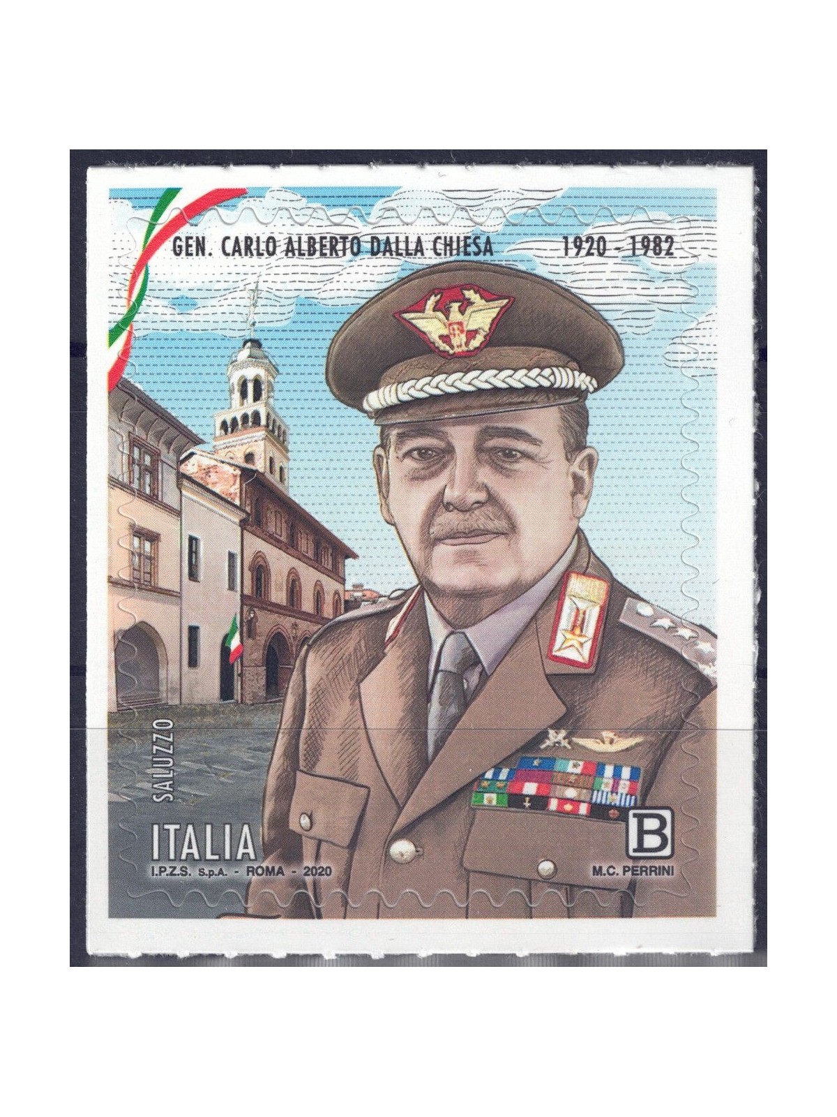 ITALY 2020 Carlo Alberto dalla Chiesa MNH**