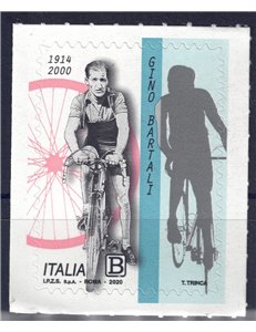 ITALIA 2020 Gino Bartali MNH**
