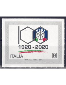 ITALIA 2020 Federazione Italiana Sport Invernali MNH**