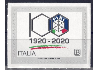 ITALIA 2020 Federazione Italiana Sport Invernali MNH**