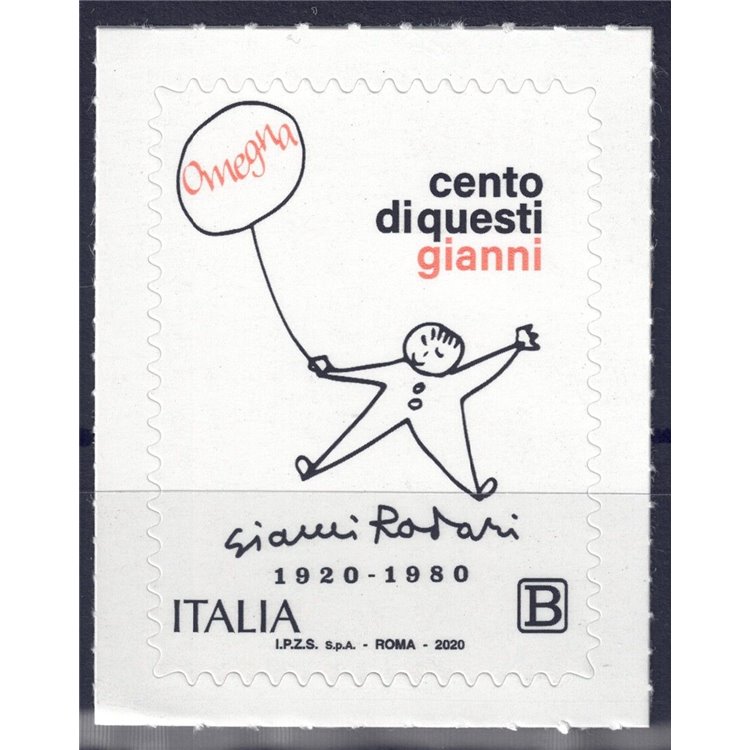 ITALY 2020 Gianni Rodari MNH**
