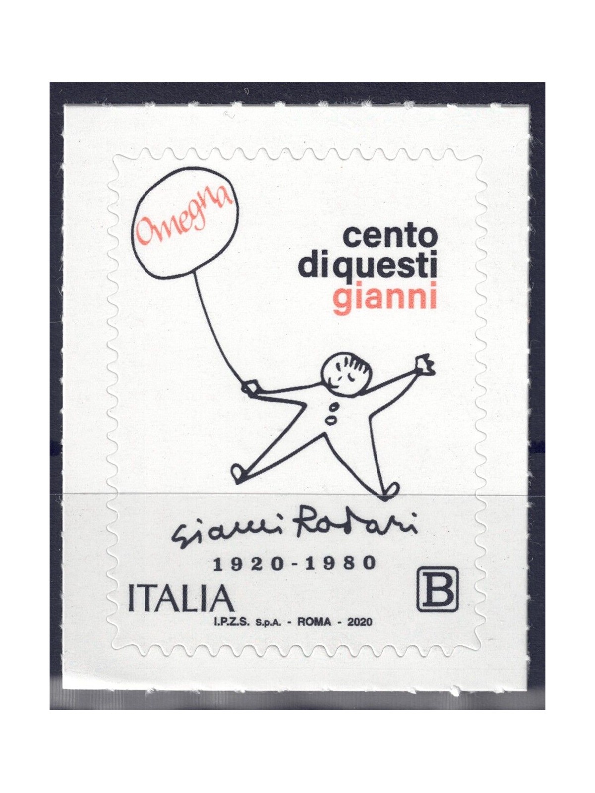 ITALY 2020 Gianni Rodari MNH**
