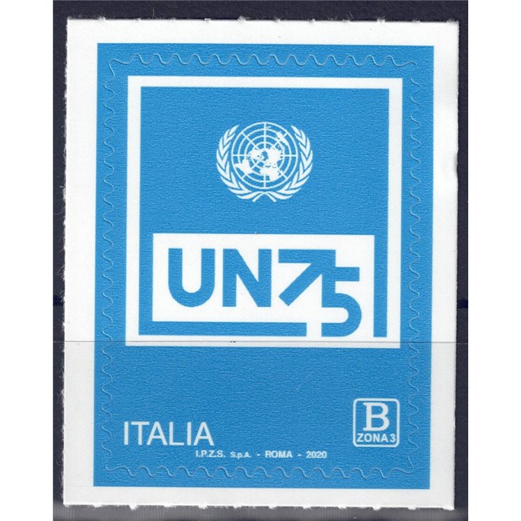 ITALIA 2020 Anniversario ONU MNH**