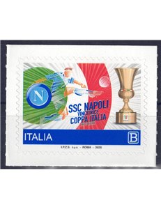 ITALY 2020 Napoli winner of the Italian Cup MNH**