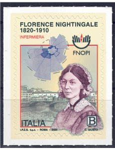 ITALIA 2020 Florence Nightingale MNH**
