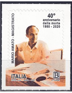 ITALY 2020 Mario Amato MNH**