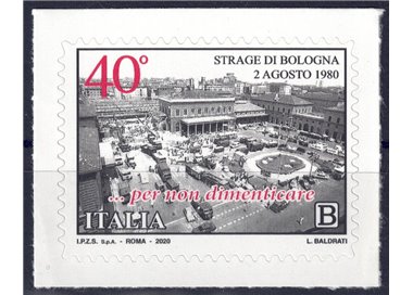 ITALIA 2020 Strage di Bologna MNH**