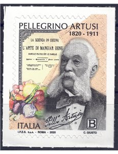 ITALY 2020 Pellegrino Artusi MNH**