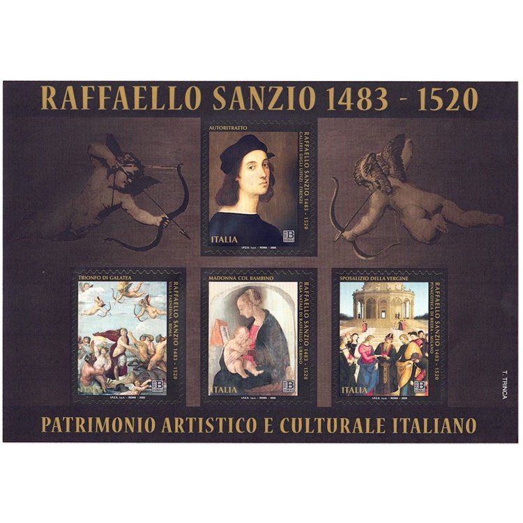 ITALIA 2020 Raffaello Sanzio BF MNH**