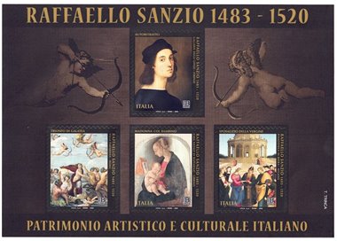 ITALIA 2020 Raffaello Sanzio BF MNH**