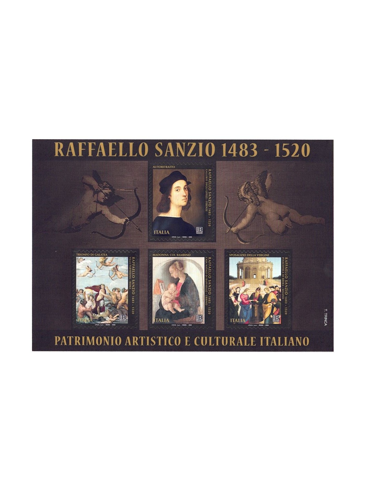 ITALY 2020 Raffaello Sanzio s/s MNH**
