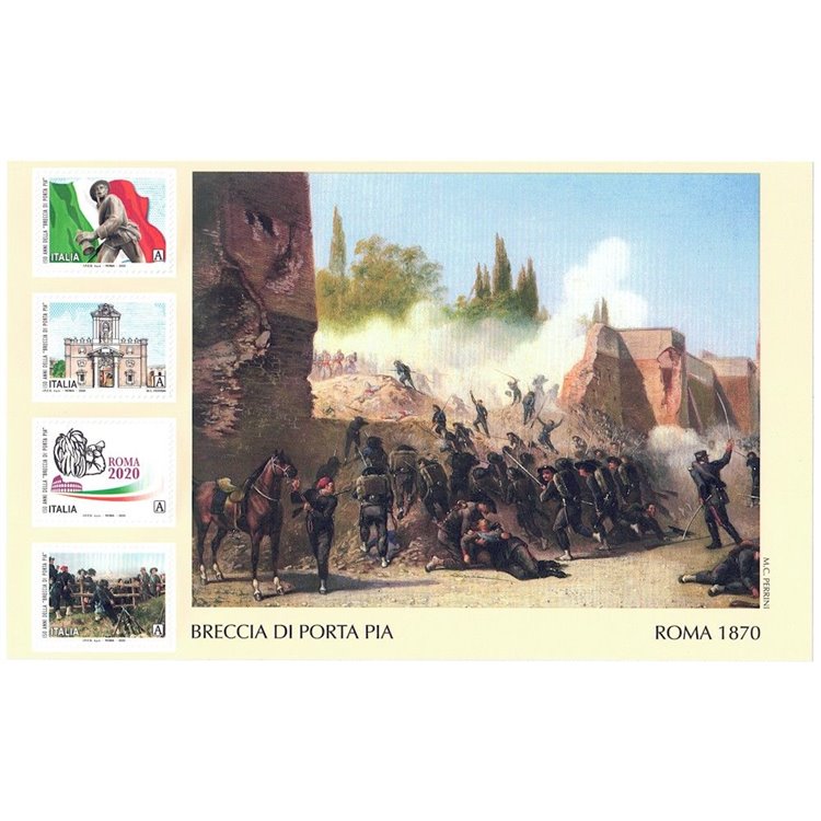 ITALY 2020 Breach of Porta Pia s/s MNH**