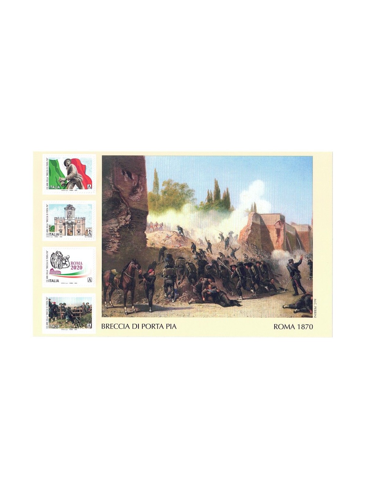ITALIA 2020 Breccia di Porta Pia BF MNH**