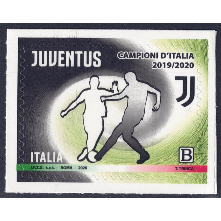 ITALIA 2020 Juventus Campione d'Italia MNH**
