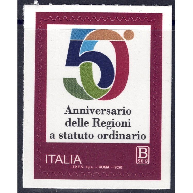 ITALY 2020 Ordinary Statute Regions MNH**