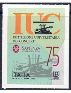 ITALIA 2020 Istituzione universitaria dei concerti MNH**