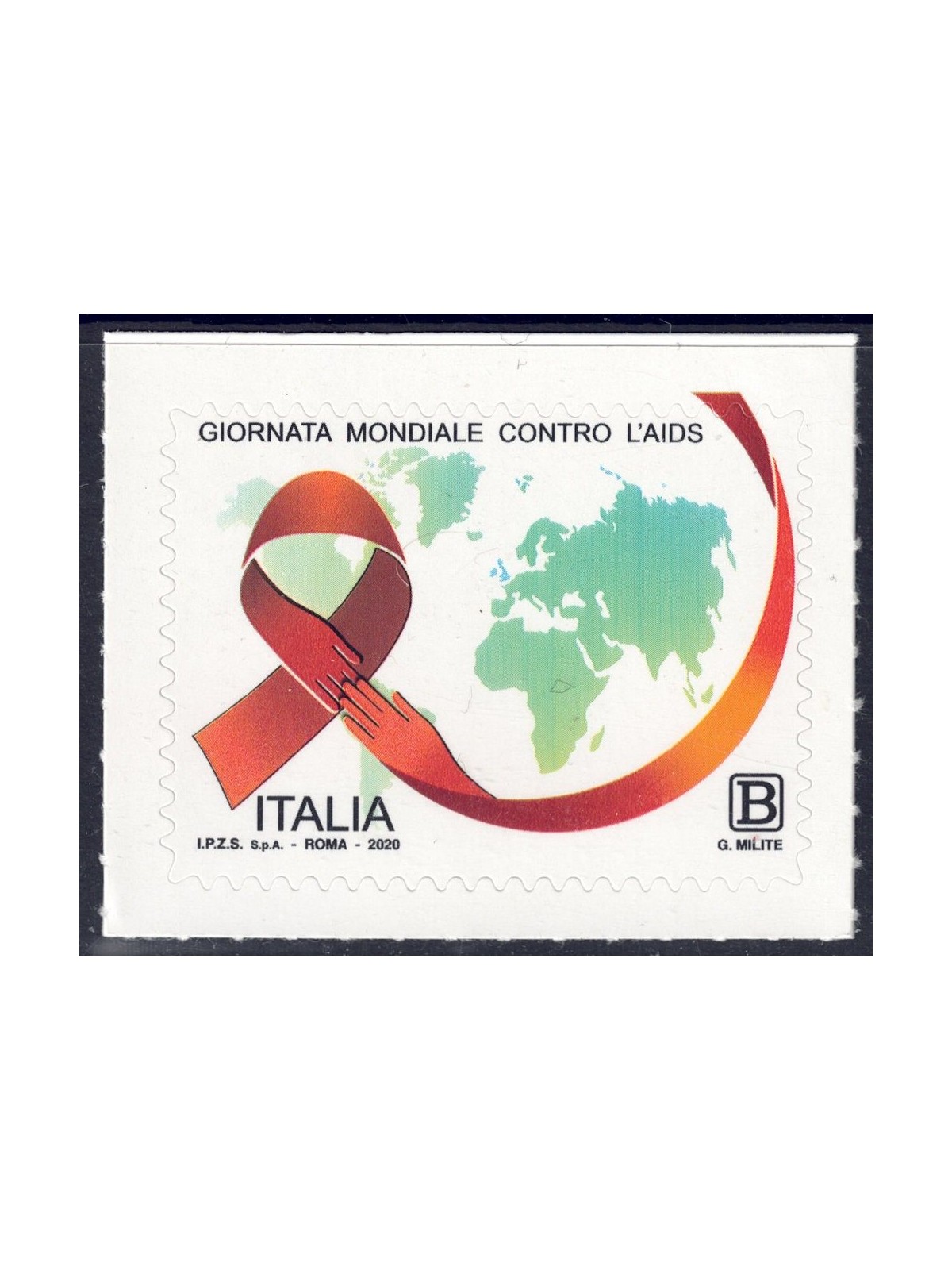 ITALY 2020 AIDS Day MNH**