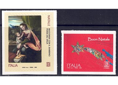 ITALIA 2020 Natale 2v MNH**