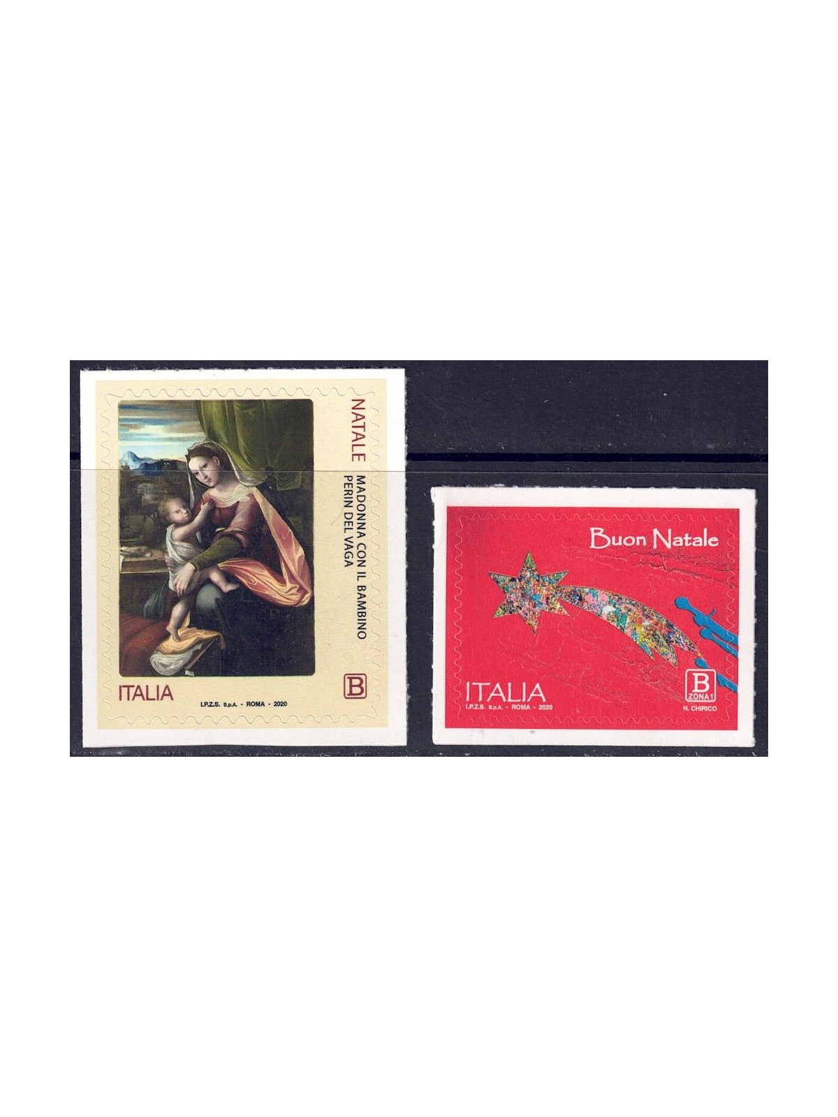 ITALIA 2020 Natale 2v MNH**