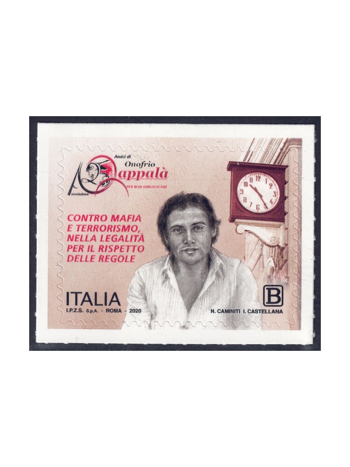 ITALIA 2020 Associazione Amici di Onofrio Zappalà MNH**