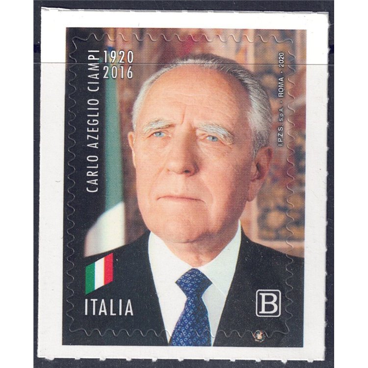 ITALIA 2020 Carlo Azeglio Ciampi MNH**