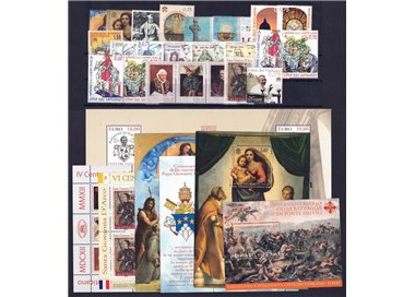 VATICAN 2012 Complete Year 23v + 7 s/s MNH**