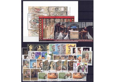 VATICANO 2013 Annata Completa 36v + 3 BF MNH**