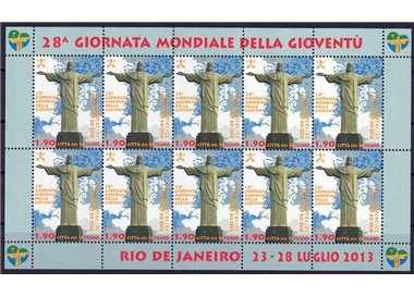 VATICANO 2013 Giornata mondiale della gioventù MF MNH**