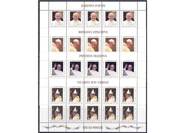 VATICAN 2013 Beginning of the Pontificate of Pope Francis 4 m/s MNH**