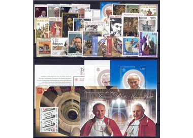 VATICAN 2014 Complete Year 26v + 5 s/s MNH**