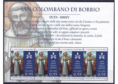 VATICANO 2015 San Colombano di Bobbio MF MNH**